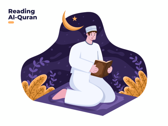 Download Muslim People Reading Quran - Premium Resources