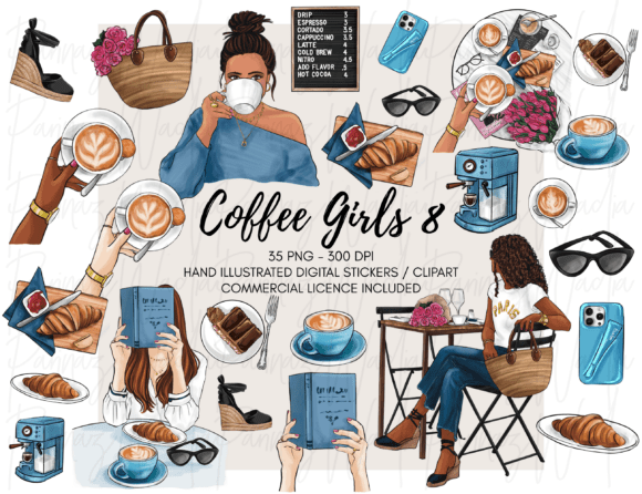 Download Coffee Girls 8 Cafe PNG - Cafe Collection