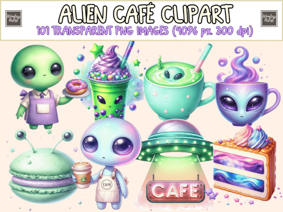 Download Alien Café Clipart - Cafe Collection